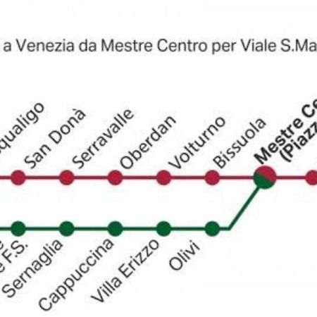 Sunrise20Mt Tram Ingresso Indipendente Διαμέρισμα Μέστρε Εξωτερικό φωτογραφία
